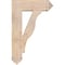 Ekena Millwork Funston Arts & Crafts Smooth Bracket, Douglas Fir, 5 1/2"W x 22"D x 34"H BKT06X22X34FST03SDF - alternate 2